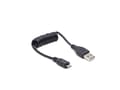 Miniatyrbild 1 av 5: Gembird USB A - MicroUSB B, 0.6m, 0,6 m, USB A, Micro-USB B, USB 2.0, Hane/Hane, Svart