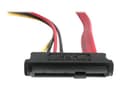 Miniatyrbilde 3 av 5: StarTech.com 18in SAS 29 Pin to SATA Cable with LP4 Power - 18in SAS 29 pin to SATA Cable - 18in SFF 8482 to SATA (SAS729PW18) - SATA/SAS-kabel - 4-p