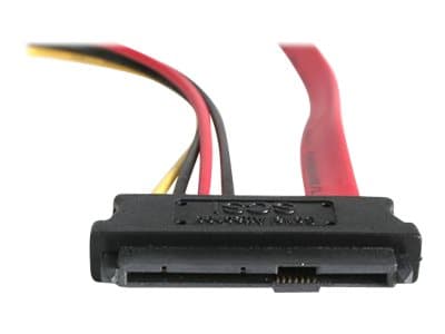 StarTech.com 18in SAS 29 Pin to SATA Cable with LP4 Power - 18in SAS 29 pin to SATA Cable - 18in SFF 8482 to SATA (SAS729PW18) - SATA/SAS-kabel - 4-p