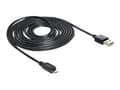 Miniatyrbild 2 av 5: Delock EASY-USB - USB-kabel - mikro-USB typ B (hane) till USB (hane) - USB 2.0 - 5 m - svart