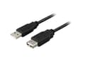 Miniatyrbild 4 av 5: DELTACO USB2-12S - USB-förlängningskabel - USB (hane) till USB (hona) - USB 2.0 - 2 m - svart