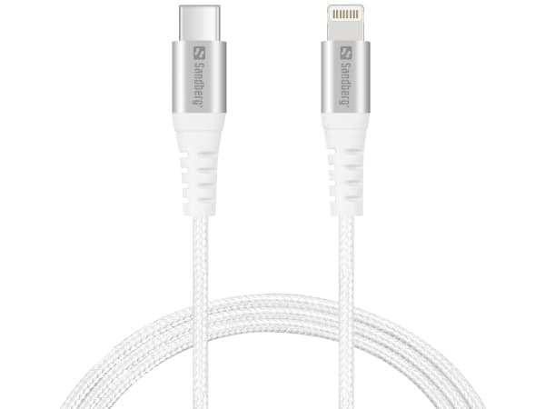 Sandberg - Lightning-kabel - Lightning han til 24 pin USB-C han - 1 m