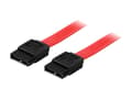 Miniatyrbilde 2 av 5: DELTACO SATA-03 - SATA-kabel - SATA (hunn) til SATA (hunn) - 30 cm - rett kontakt - rød