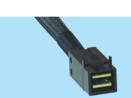 Supermicro - SAS intern kabel - 4 x Mini SAS HD (SFF-8643) (hann) til 4 x Mini SAS HD (SFF-8643) (hann) - 25 cm