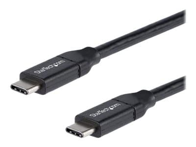 StarTech.com 2m 6ft USB C - USB C kaapeli - 5A PD - USB 2.0 USB-IF Certified - USB-kaapeli - USB-C (uros) suora - USB-C (uros) suora - Thunderbolt 3