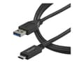 Miniatyrbild 2 av 5: StarTech.com 1 m USB till USB-C-kabel - M/M - USB-kabel - 24 pin USB-C (hane) till USB typ A (hane) - USB 3.1 - 1 m - svart - för P/N: DKM30CHDPD, DK