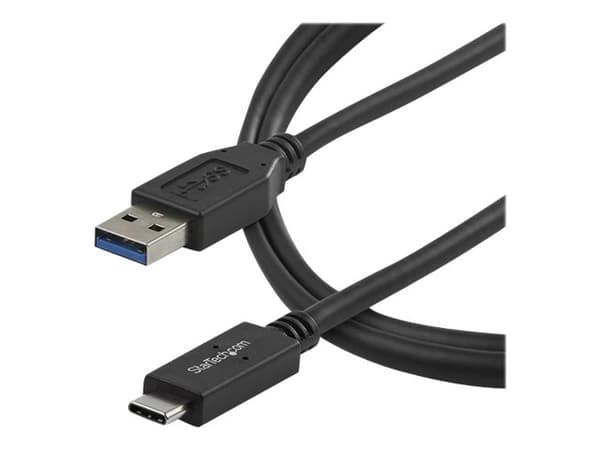 StarTech.com 1 m USB till USB-C-kabel - M/M - USB-kabel - 24 pin USB-C (hane) till USB typ A (hane) - USB 3.1 - 1 m - svart - för P/N: DKM30CHDPD, DK