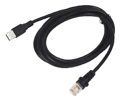 Datalogic USB cable, straight, Type A, TPUW 2m black