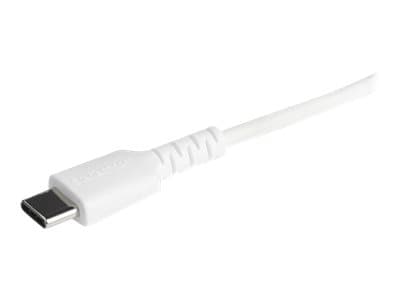StarTech.com 1m tålig, vitt USB-C till Blixtkabel - Hård, tålig aramifiber USB typ A till Blixtladdare/synkron strömsladd - Apple MFi-certifierad iPa
