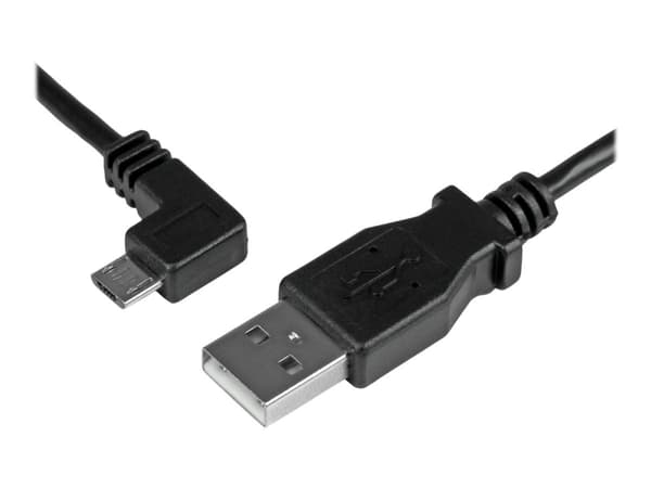 StarTech.com USBAUB2MLA USB-kablar 2 m USB 2.0 USB A Micro-USB B Svart