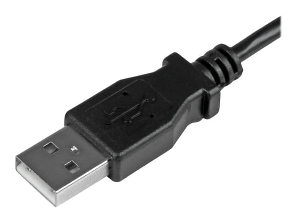 StarTech.com USBAUB2MLA USB-kablar 2 m USB 2.0 USB A Micro-USB B Svart
