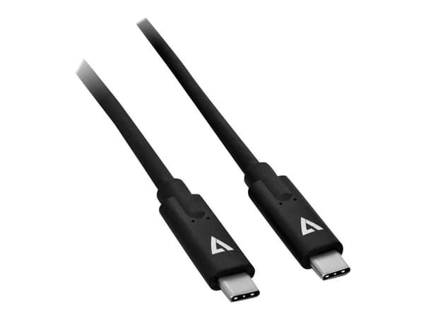 V7 V7UCC-2M-BLK-1E USB-kablar USB C Svart