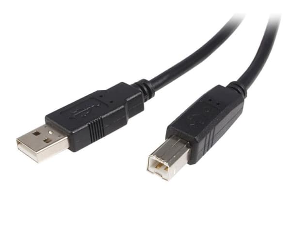 StarTech.com 0.5m, USB 2.0 A/USB 2.0 B, M/M USB-kablar 0,5 m USB A USB B Svart