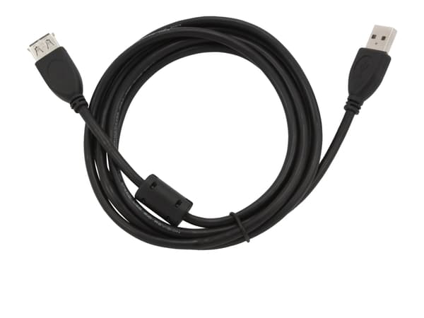Gembird CCF-USB2-AMAF-6 - USB-förlängningskabel - USB (hona) till USB (hane) - 1.8 m - formpressad - svart