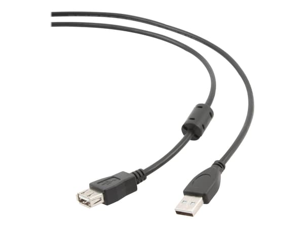 Gembird CCF-USB2-AMAF-6 - USB-förlängningskabel - USB (hona) till USB (hane) - 1.8 m - formpressad - svart