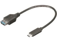 M-CAB - USB-kabel - USB-type A (hunn) til 24 pin USB-C (hann) - USB 3.1 - 20 cm