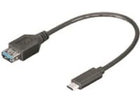 M-CAB - USB-kabel - USB-type A (hunn) til 24 pin USB-C (hann) - USB 3.1 - 20 cm