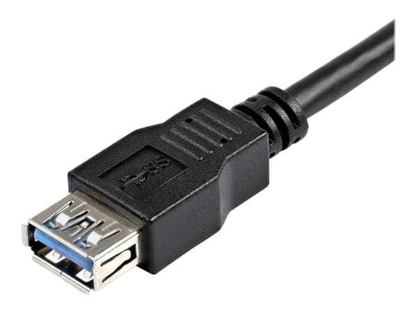 StarTech.com 2 m svart SuperSpeed USB 3.0-förlängningskabel A till A - M/F