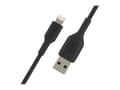 Miniatyrbild 3 av 5: Belkin BoostCharge - Lightning-kabel - Lightning hane till USB hane - 3 m - svart