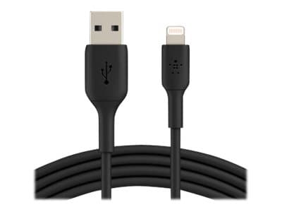 Belkin BoostCharge - Lightning-kabel - Lightning hane till USB hane - 3 m - svart