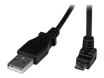 StarTech.com USBAUB2MD USB-kaapeli 2 m USB 2.0 USB A Micro-USB B Musta