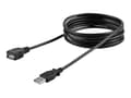 Miniatyrbild 3 av 5: StarTech.com 1,8 m svart USB 2.0-förlängningskabel A till A – M/F