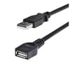 Miniatyrbild 2 av 5: StarTech.com 1,8 m svart USB 2.0-förlängningskabel A till A – M/F