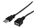Miniatyrbild 1 av 5: StarTech.com 1,8 m svart USB 2.0-förlängningskabel A till A – M/F