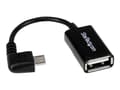 Miniatyrbilde 5 av 5: StarTech.com UUSBOTGRA USB-kabel 0,127 m USB 2.0 Micro-USB B USB A Sort