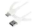 Miniatyrbilde 1 av 5: StarTech.com RUSB2AC2MW USB-kabel 2 m USB 2.0 USB A USB C Hvit