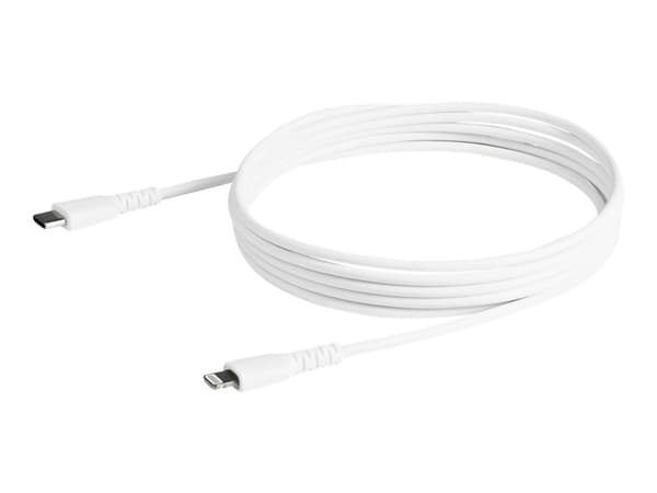 StarTech.com RUSBCLTMM2MW, Valkoinen, USB C, Lightning, 2 m, Uros, Uros