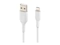 Miniatyrbilde 5 av 5: Belkin BOOST CHARGE - Lightning-kabel - Lightning-hann til USB-hann - 1 m - hvit