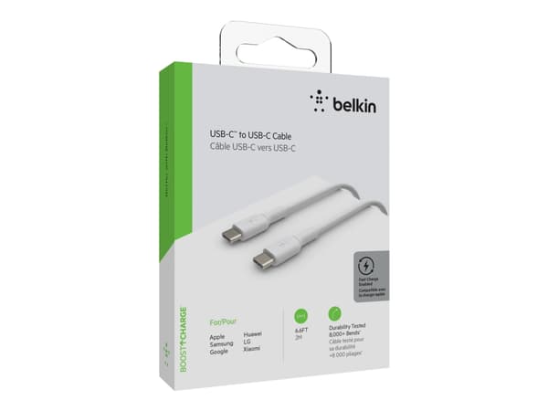 Belkin BOOST CHARGE - Lightning-kabel - Lightning-hann til USB-hann - 1 m - hvit