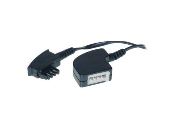 S-Conn 70210-, 10 m, TAE F, TAE F, Sort, Hanstik, Hunstik