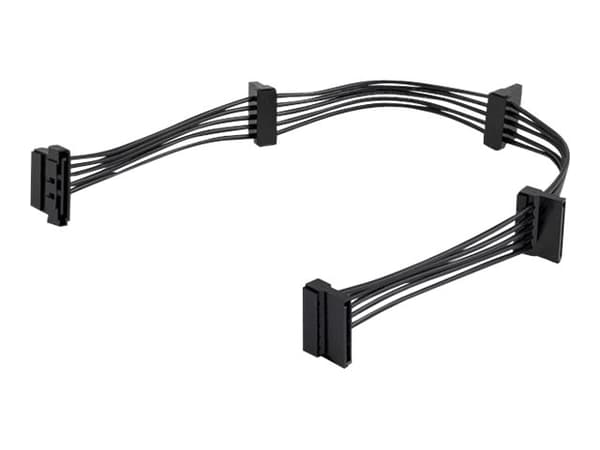StarTech.com 15,7 tuuman (400 mm) SATA-virranjakajajakaja - M/F - 4x Serial ATA -virtakaapelin jakaja (PYO4SATA) - Strøm-jakaja - SATA strøm (han) ti
