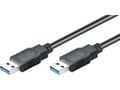 Miniatyrbild 4 av 5: M-CAB - USB-kabel - USB typ A (hane) till USB typ A (hane) - USB 3.0 - 1.8 m - svart