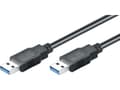 Miniatyrbild 5 av 5: M-CAB - USB-kabel - USB typ A (hane) till USB typ A (hane) - USB 3.0 - 1.8 m - svart