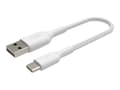 Miniatyrbilde 3 av 5: Belkin BOOST CHARGE - USB-kabel - USB-C (hann) til USB (hann) - 1 m - hvit
