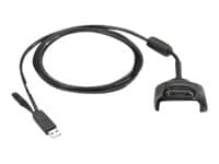 Zebra USB Charge/Sync cable, Musta