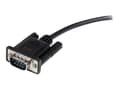 Miniatyrbilde 4 av 5: StarTech.com 1m Black Straight Through DB9 RS232 Serial Cable - M/F (MXT1001MBK) - Seriellforlengelseskabel - DB-9 (hann) til DB-9 (hunn) - 1 m - sva