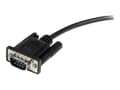 Miniatyrbilde 5 av 5: StarTech.com 1m Black Straight Through DB9 RS232 Serial Cable - M/F (MXT1001MBK) - Seriellforlengelseskabel - DB-9 (hann) til DB-9 (hunn) - 1 m - sva
