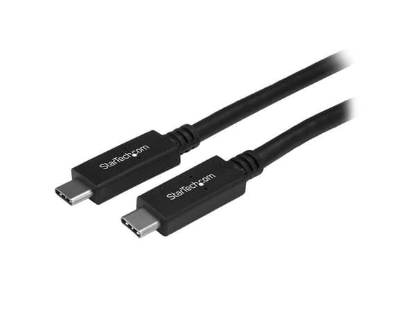 StarTech.com USB31CC50CM USB-kaapeli 0,5 m USB 3.2 Gen 2 (3.1 Gen 2) USB C Musta