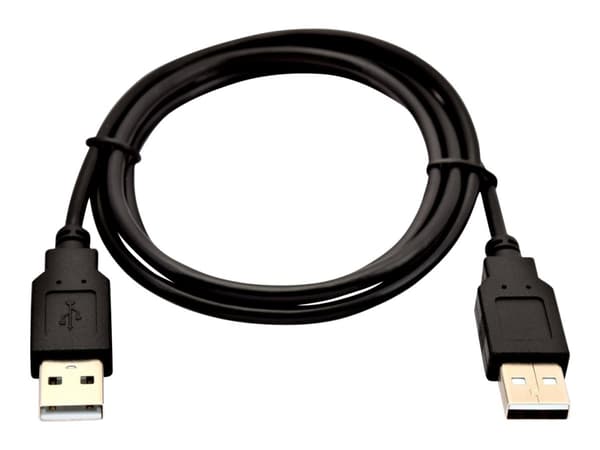 V7 - USB-kaapeli - USB (uros) - USB (uros) - USB 2.0 - 1 m