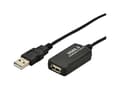 Miniatyrbild 1 av 5: ASSMANN - USB-förlängningskabel - USB (hona) till USB (hane) - USB 2.0 - 5 m - aktiv