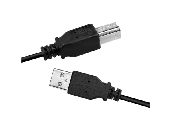 LogiLink CU0007B, 2 m, USB A, USB B, USB 2.0, 0,48 Gbit/s, Svart