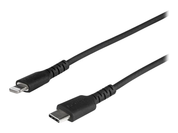 StarTech.com RUSBCLTMM1MB, Musta, USB C, Lightning, 1 m, Uros, Uros