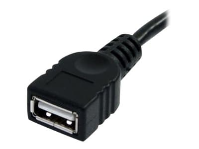 StarTech.com 3 m svart USB 2.0-förlängningskabel A till A – M/F