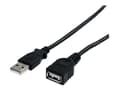 Miniatyrbild 1 av 5: StarTech.com 3 m svart USB 2.0-förlängningskabel A till A – M/F