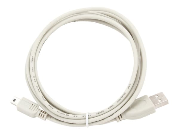 Gembird CC-USB2-AM5P-6 - USB-kabel - mini-USB typ B (hane) till USB (hane) - 1.8 m - formpressad - beige