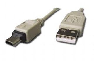 Gembird CC-USB2-AM5P-6 - USB-kabel - mini-USB typ B (hane) till USB (hane) - 1.8 m - formpressad - beige